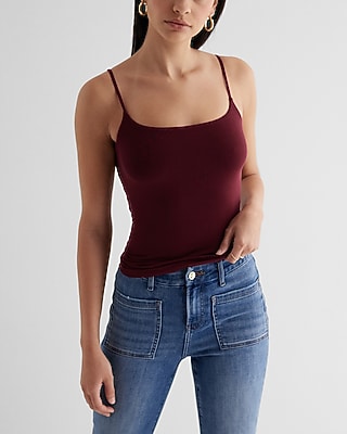 The New Modern Length Supersoft Cami Red Women's XS