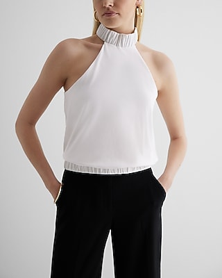 Halter Neck Elastic Tank