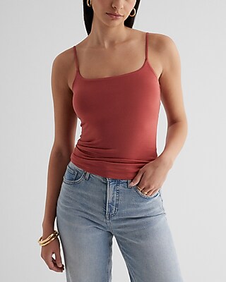 The New Modern Length Supersoft Bra Cami With Cups Pink Women's XS