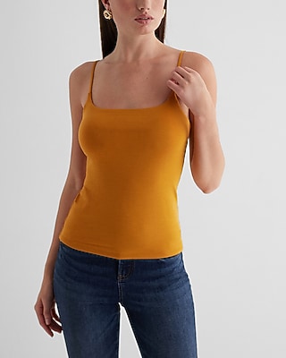 The New Modern Length Supersoft Bra Cami With Cups Yellow Women's XS