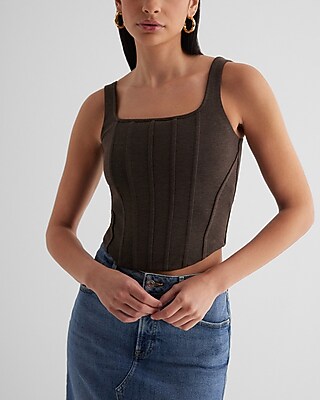 Bodycon Luxe Lounge Corset Crop Top
