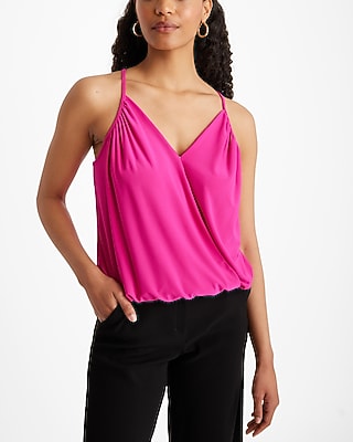 Skimming V-Neck Surplice Cami