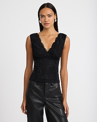 Lace V-Neck Tank