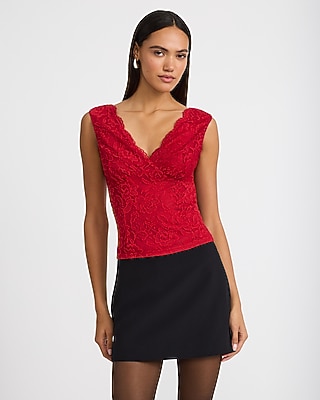 Lace V-Neck Tank