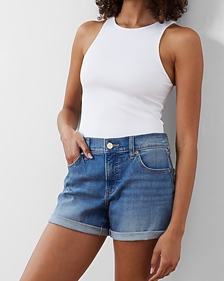 Bodycon High Compression Ribbed High Neck Bodysuit White Women's XL