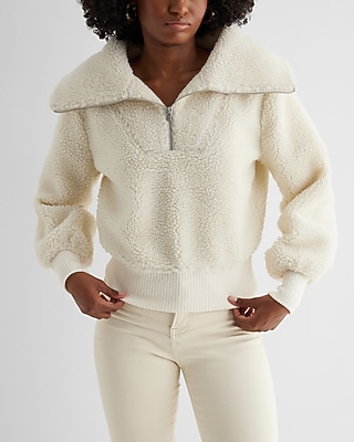 Teddy Quarter Zip Sweatshirt