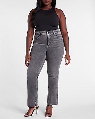 Express High Waisted Black 90S Bootcut Jeans