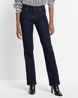 Express Editor Low Rise Rinse Bootcut Jeans