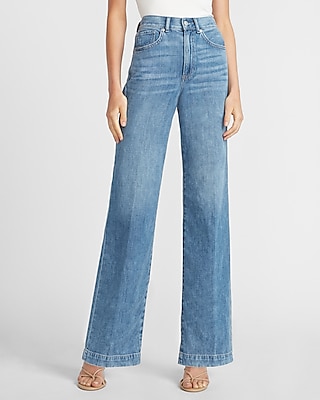 express wide leg flare jeans