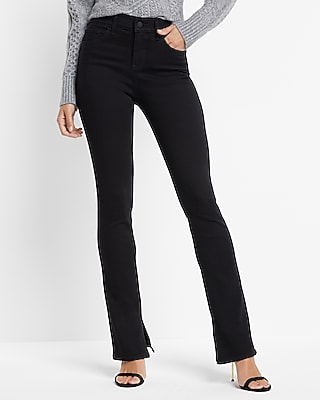 Mid Rise Black Rinse Skyscraper Jeans