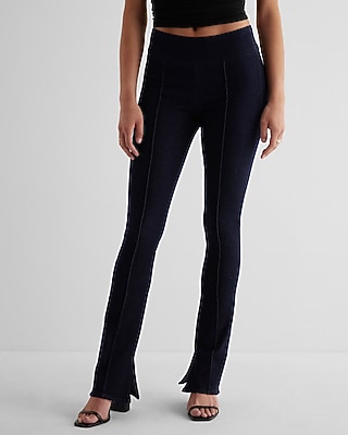 Mid Rise Dark Wash Pull-On Curvy FlexX Skyscraper Jeans