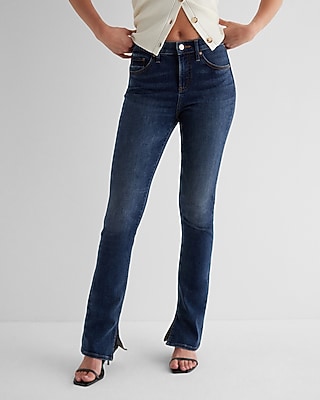 Mid Rise Dark Wash Skyscraper Jeans