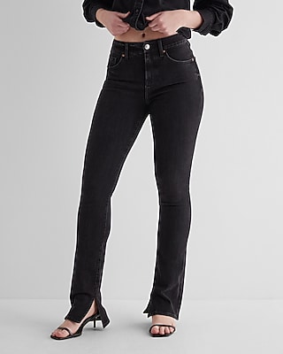 Mid Rise Black Curvy FlexX Skyscraper Jeans