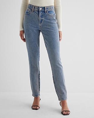 High Waisted Pink Tint '90S Skinny Jeans