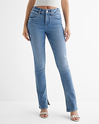 Mid Rise Medium Wash Skyscraper Jeans