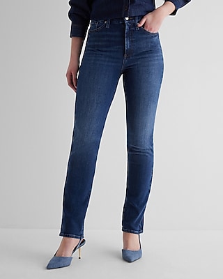 Super High Waisted Medium Wash Curvy FlexX '90S Slim Jeans