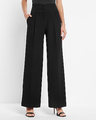 Super High Waisted Tuxedo Trouser Pant