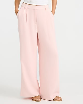 High Waisted Relaxed Trouser in Signature Crepe
