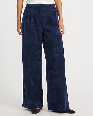 Corduroy High Waisted Relaxed Trouser
