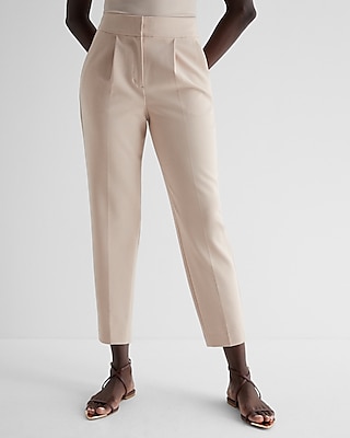 Stylist Super High Waisted Pleated Ankle Pant