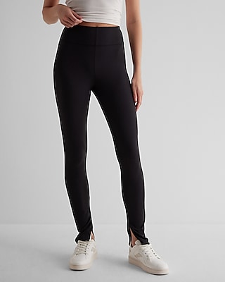 Super High Waisted Ankle Zip Leggings
