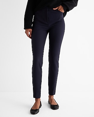 Editor High Waisted Skinny Pant Blue Women's 2 Short