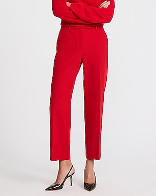 Editor High Waisted Ankle Trouser in Signature Stretch