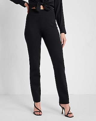 Columnist High Waisted Knit Slim Pant