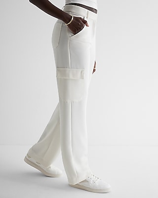 Super High Waisted Cargo Trouser Pant