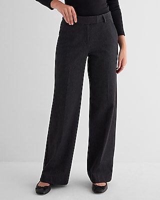 Editor Mid Rise Twill Relaxed Trouser Pant