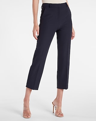 Editor Super High Waisted Straight Cropped Pant