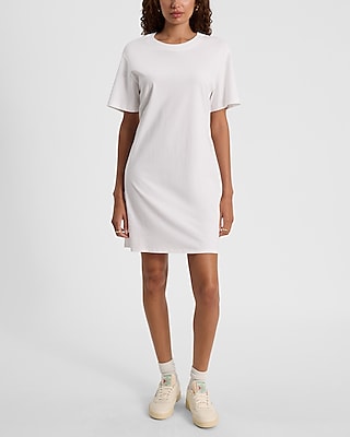 Short Short Sleeves Sleeves Crew Neck Shirt Dress