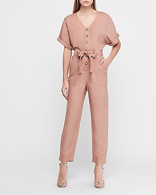 express jumpsuit pink