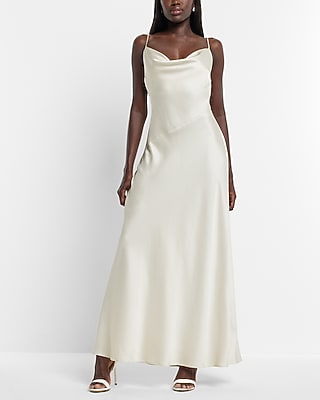 Cocktail & Party Bridal Satin Maxi Slip Dress