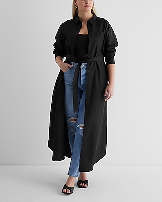 Casual Boyfriend Poplin Portofino Maxi Shirt Dress