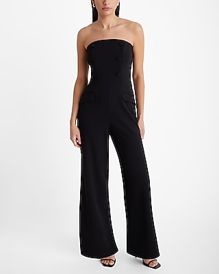 Strapless Cocktail Hidden Back Zipper Party Dress/Romper/Jumpsuit