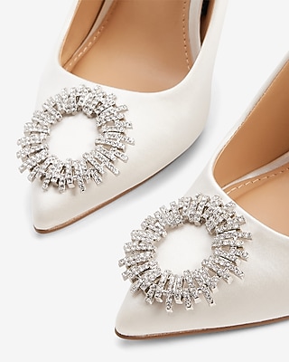Bridal Rhinestone Embellished Pumps
