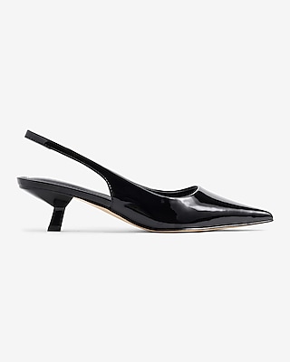 Slingback Kitten Heel Pumps