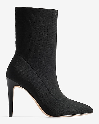 Thin Heel Sock Boots