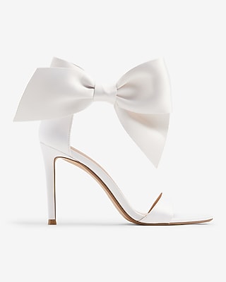 Bridal Bow Heeled Sandals