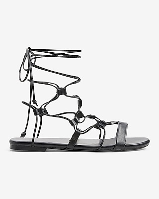 Tie-Up Gladiator Flat Sandals
