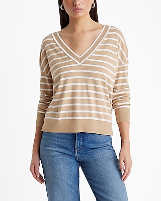 Reversible Striped Silky Soft Sweater Multi-Color Women's