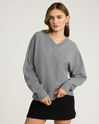 Oversized V-Neck Sweater in Airy Soft
