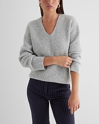 London V-Neck Oversized Sweater
