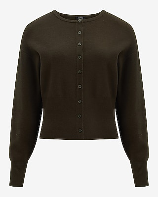 Banded Bottom Dolman Cardigan in Airy Soft
