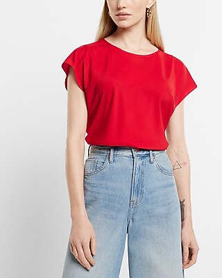 Crew Neck Gramercy Tee Red Women's XS