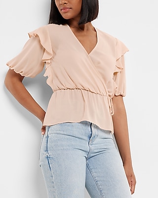 Express cheap wrap top