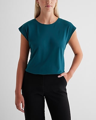 Crew Neck Gramercy Tee Green Women's XS