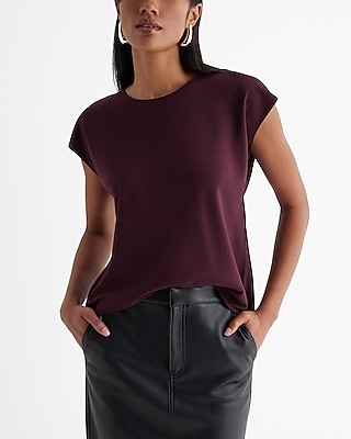 Crew Neck Gramercy Tee Red Women's XL