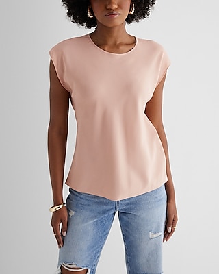 Crew Neck Gramercy Tee Black Women's XS